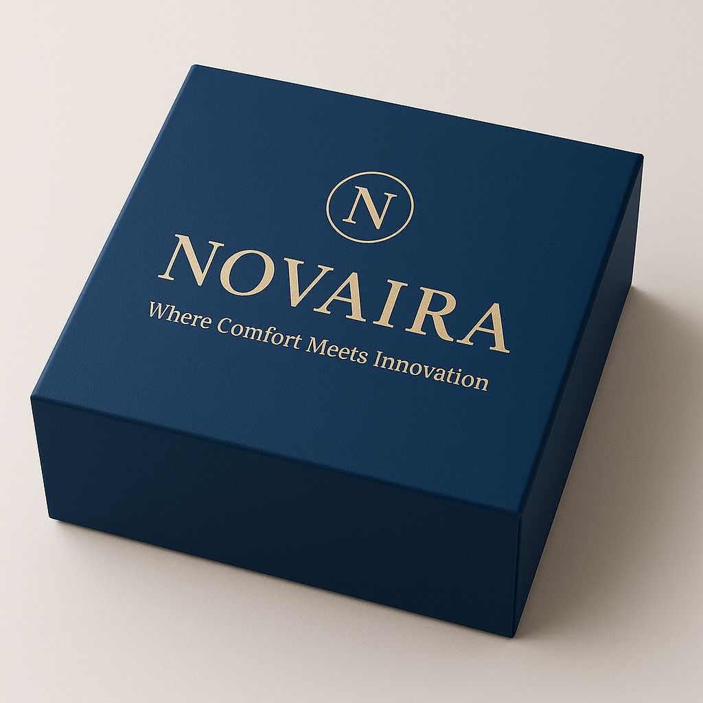 Novaira™ Premium Memory Foam Orthopedic Cervical Pillow